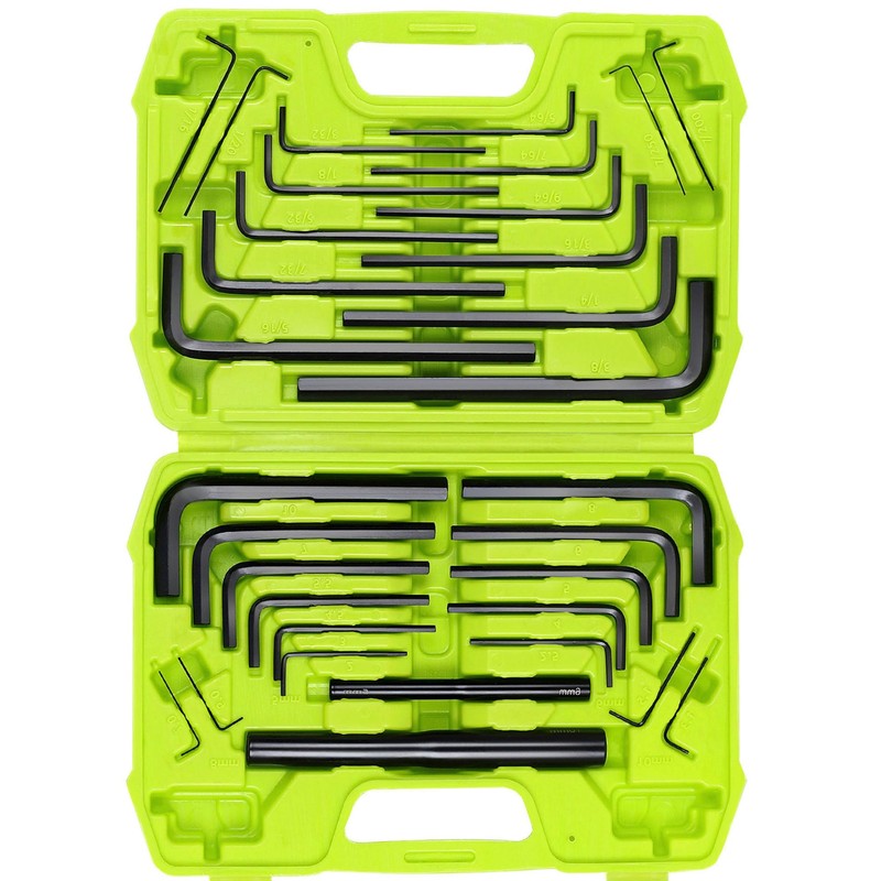 FASTPRO 32-Piece Allen Wrench Set with Storage Case, Standard SAE