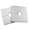 Wall Split Flange JianLing 2pcs Plastic Square Escutcheon Plates with