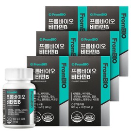 Frombio 프롬바이오 비타민B 200 60정x6병/12개월 비오틴 엽산 Frombio Vitamin B 200 60 tablets x 6 bottles / 12 months Biotin Folic Acid