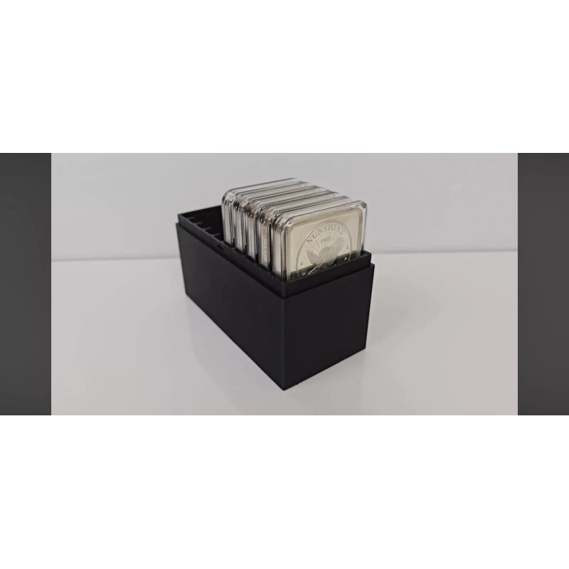 Storage Solutions 3DP Black Storage Box Holds 10x 10 oz