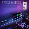 Car-Ambient-Lighting-Kit,RGB 18 in 1 256 LED with Wireless APP DIY