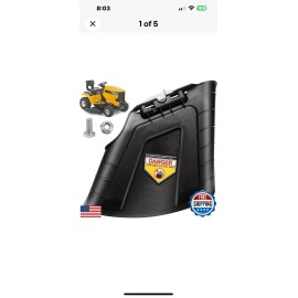 leaflex 631-04354C Side Discharge Deflector Chute for MTD Cub Cadet RZT LX XT1 XT2 42 46