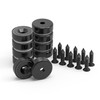 Neodymium Round Black Base Cup Magnets 40 lbs Pulling Force