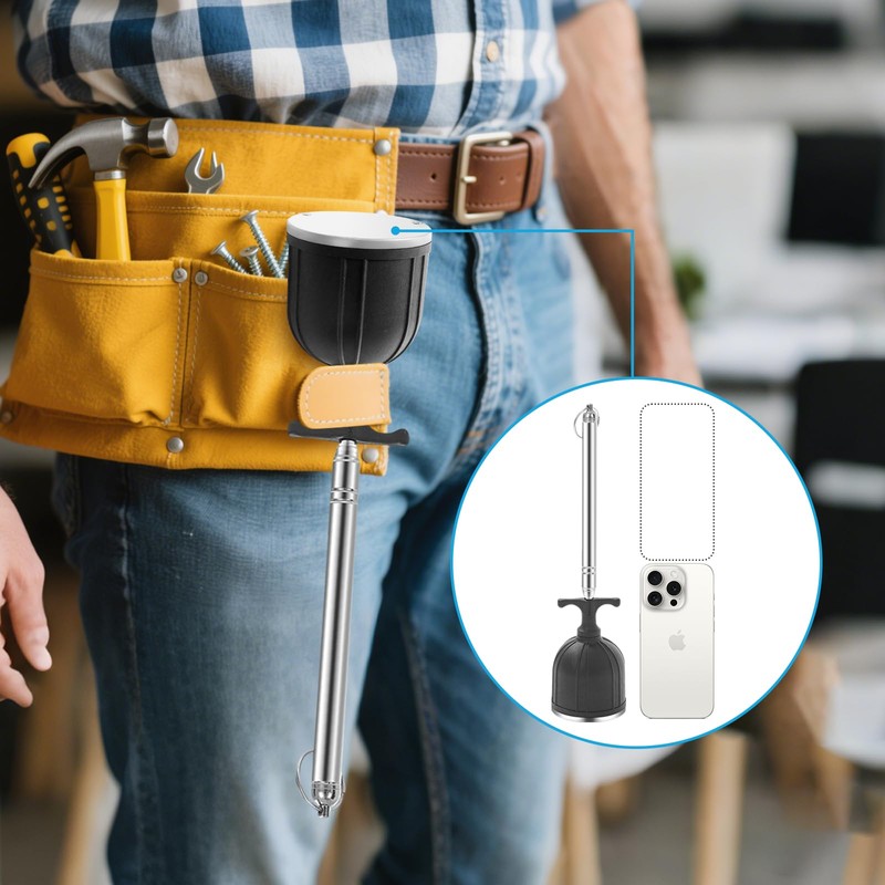 Magnetic Pickup Tool ，10LB Heavy Duty Magnet Stick with Handle,