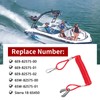 Boat Engine Safety Kill Stop Switch Connector Lanyard Tether for