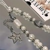 Phone Charm Strap Cute Pearl Beaded Camera Wrist Strap Digital