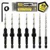 JNB Pro Countersink Drill Bit Set for Woodworking – #8