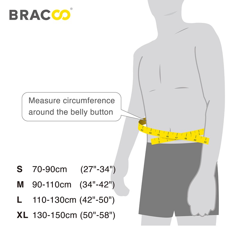 Bracoo BP61 Back Support for Men and Women, Breathable Lumbar