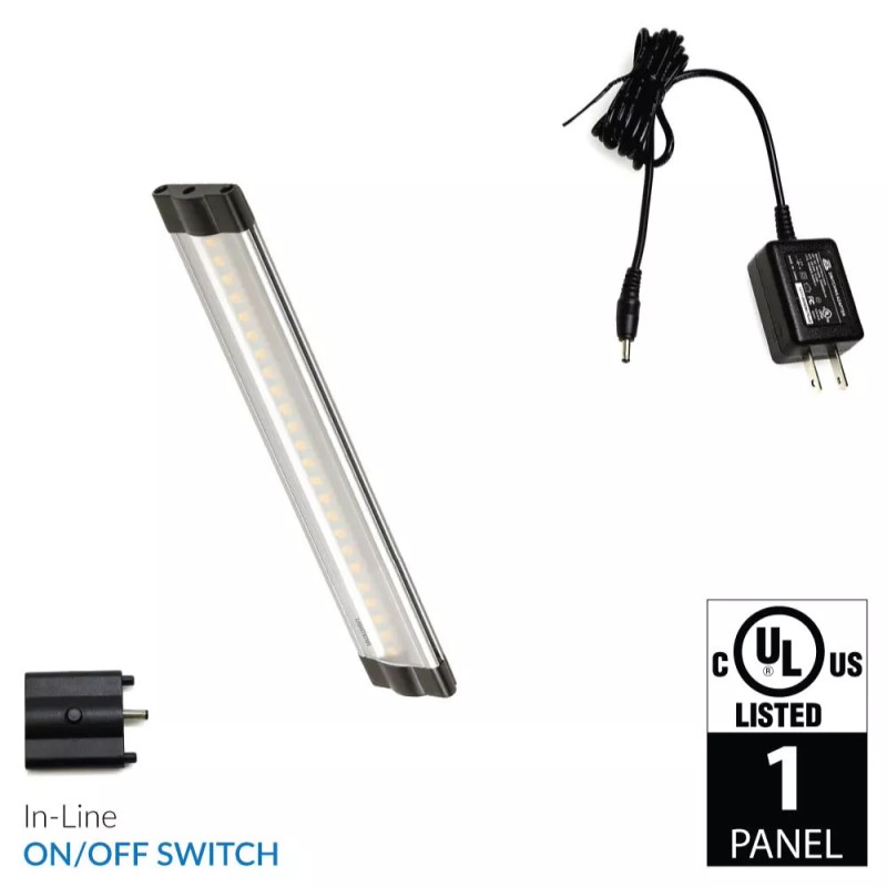 Lightkiwi Y9200 6 Inch Cool White LED Under Cabinet Lighting