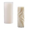 Tone Fun Water Ripple Cylinder Shape Candle Silicone Molds for