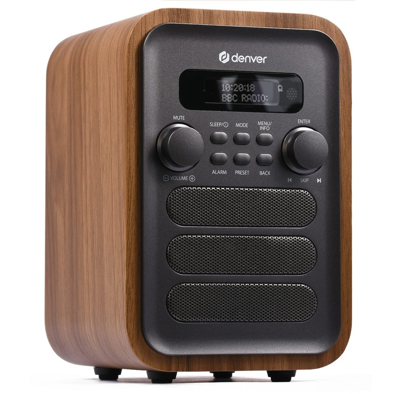 Denver DAB-48 Bluetooth DAB Radio With Remote Control - DAB/DAB+