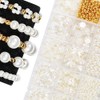 1860pcs Beads for Bracelet Making Kit with Multi-Sizes For Pearl