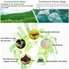 2 Gallon Compostable Trash Bags Small Biodegradable Garbage Bags 7.5