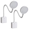 SEBSON LED Socket Lamp Dimmable White - Set of 2