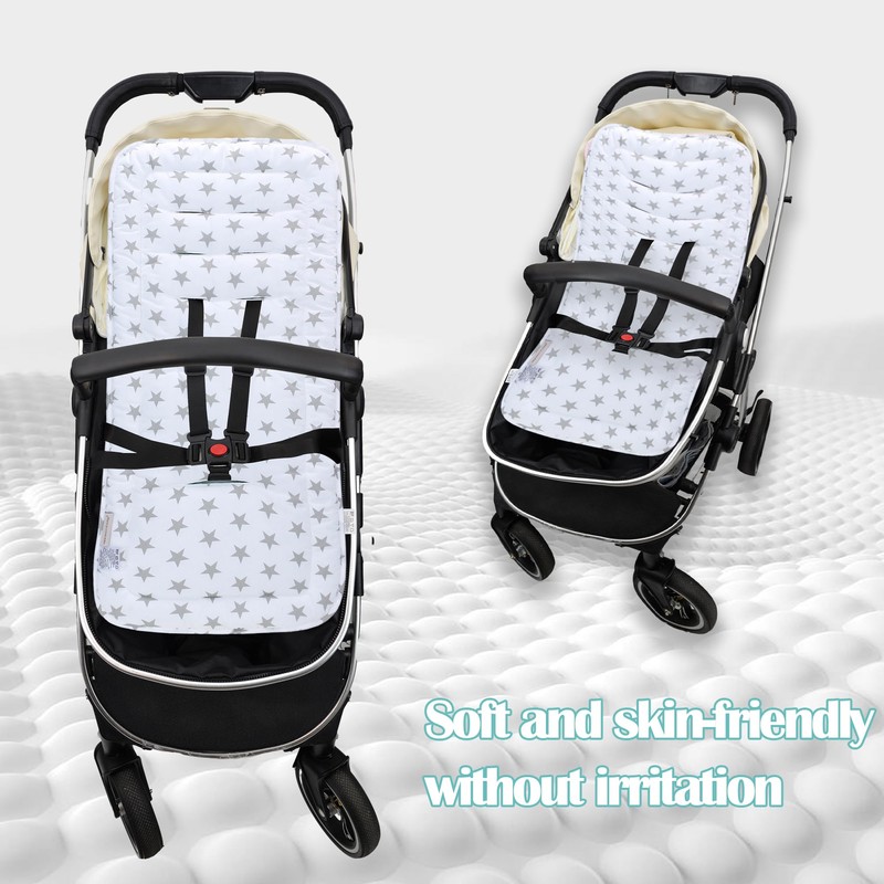 LAT Baby Seat Cover for Prams, Double-Sided Seat Cover Buggy,