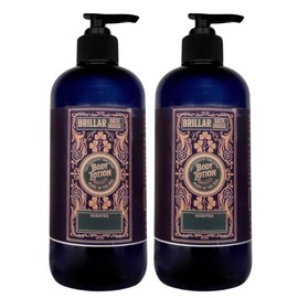 Brillar Bath House Brown Sugar & Fig Scented Shimmering Body Lotion with Olive Oil, 8 Oz (2 Pack)