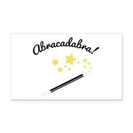 CafePress Abracadabra Rectangle Car Bumper Magnet