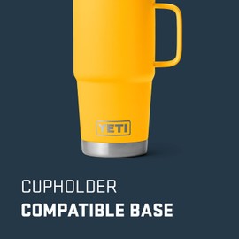 YETI Stainless Steel Rambler Travel Drinking_Cup, Vacuum Insulated with Stronghold Lid, 20 Ounces, Alpine Yellow