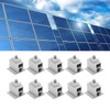 10Pcs Adjustable PV Solar Panel Middle Clamp Aluminum Alloy Photovoltaic