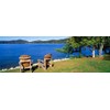 Walls 360 Peel & Stick Wall Murals: Adirondack Chairs On