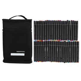 48 Colors Dual Tip Markers Soft Hand Drawing Brush Pen Kit Anime Comic Sketching Tool