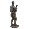 Large Modern Military Marine Sniper Soldier Statue 13"Tall Marksman Task