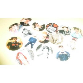Unbranded Pre Cut One Inch Bottle Cap Images! AUSTIN MAHONE SINGER  FREE SHIP - photo, 15 images