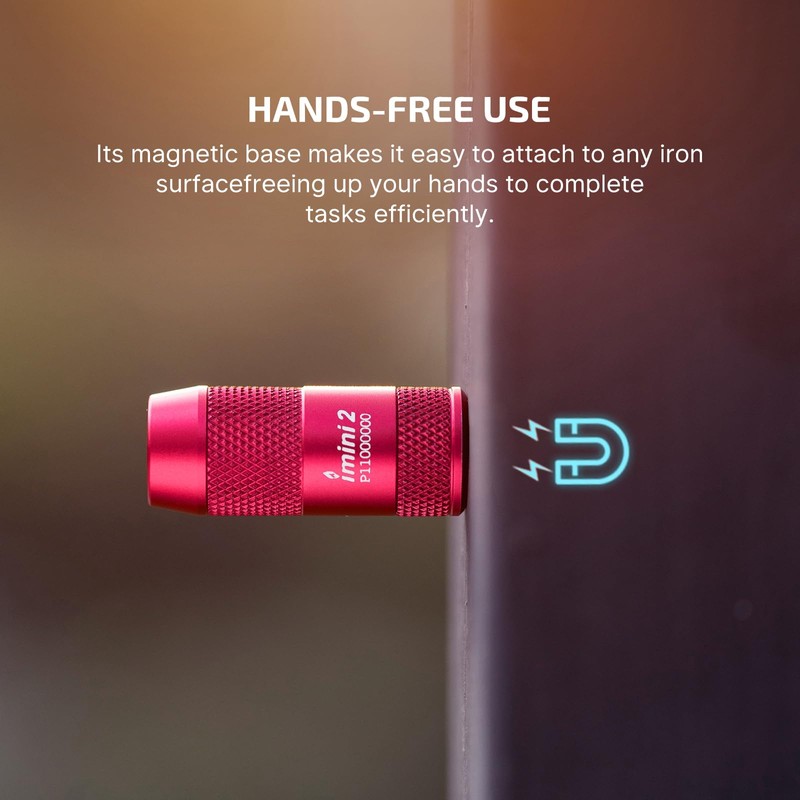 OLIGHT IMINI 2 EDC Rechargeable Keychain Flashlight, 50 Lumens Compact