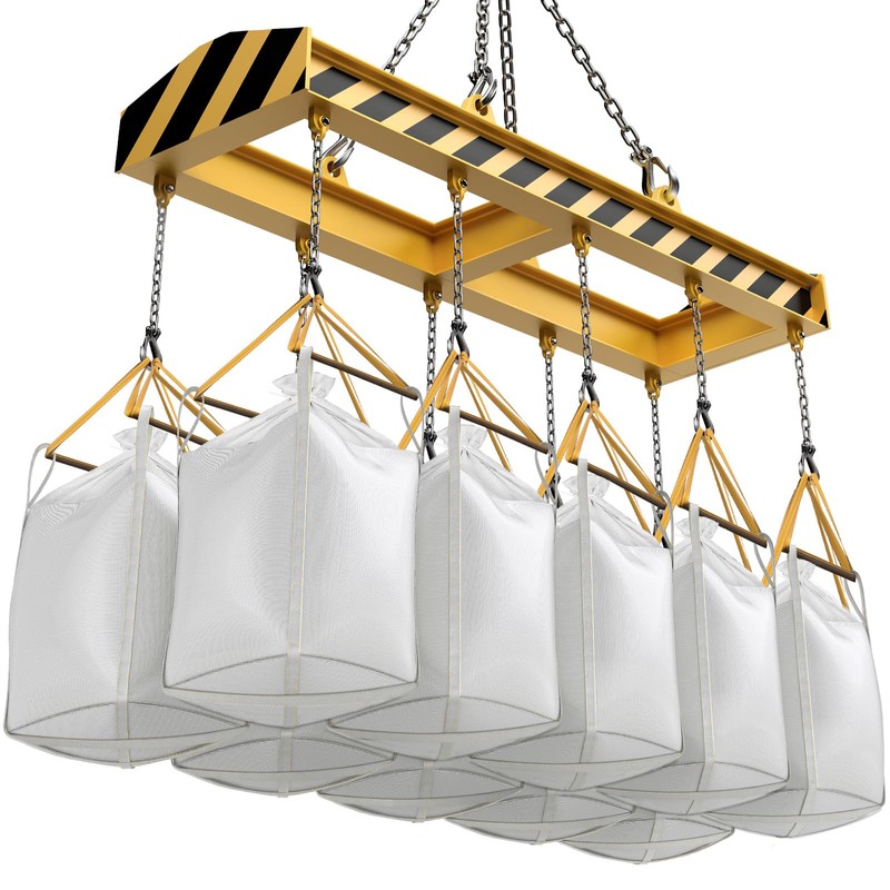 Hoolerry 10 Pcs FIBC Bulk Bag, 1.5 Ton 35" L
