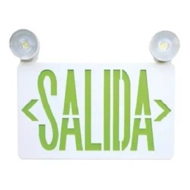 Letrero Led Salida Luz Emergencia Montaje Universal Sfire