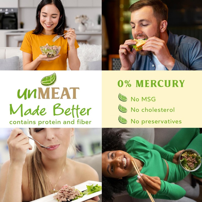unMEAT Plant Based Tuna Style Flakes | Easy to Prepare
