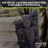 HolsterBuilder HB 6mm Opening Adjustable Molle-Lock