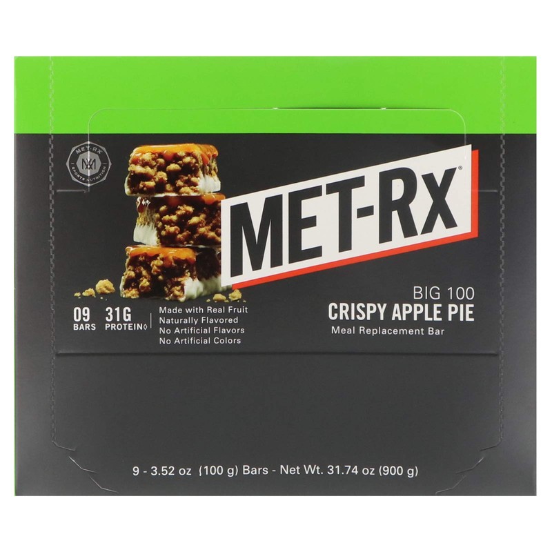 Met-Rx Big 100 Colossal Apple Pie, 9 Count