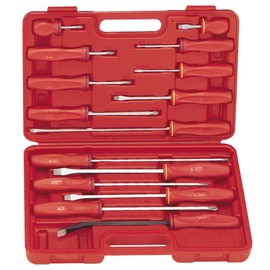 Genius Tools 15 Piece Combination Screwdriver & Pry bar Set TL-515X