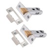 XFORT Tubular Latch, Polished Chrome, Tubular Door Latch for Internal