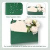 Wall Mount Green Faux Leather PU Leather Mail Holder Letter