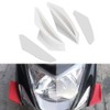 Motorcycle Aerodynamic Winglets Spoiler Wing Universal Modification AccessoryWhite