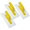3 x Plastic ABS 11" Rendering Texturing Top Coat Trowel