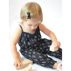 Baby Wisp 5 Grosgrain Boutique Hair Bows Baby Girls Toddlers - Prep Girl Gift Set