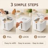 Sealed Rice Storage Container with Lid, 5kg/10kg