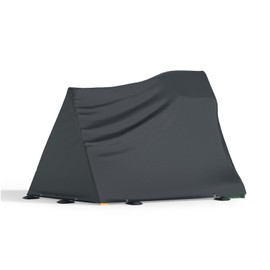 XCZ Wooden Swing Set Cover - Heavy-Duty Waterproof Protection for Outdoor Swing Sets with Slides/Rock Walls (Fits 108" L x 123" W x 95" H) - Includes 8 Sandbags & Reinforced Windproof Design, Black