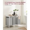 VASAGLE Laundry Hamper, Laundry Basket, Laundry Sorter with 3 Pull-Out