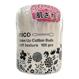 Sanyo Nico Soft Makeup Cotton Swabs, 100 Count
