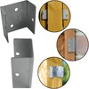 Fence Panel Clips Trellis U Clip Bracket for Timber Posts,