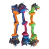 Double Knotted Dog Rope Toy, Multicoloured Tugger Rope Large 1