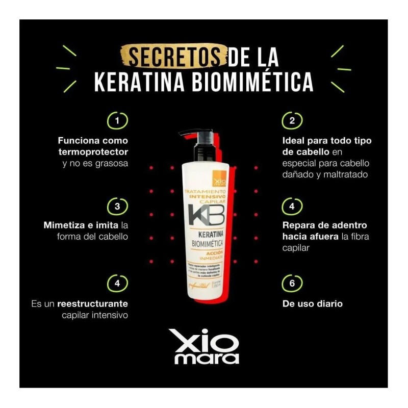 Xiomara Tratamiento Int Capilar Keratina Biomimética 250ml