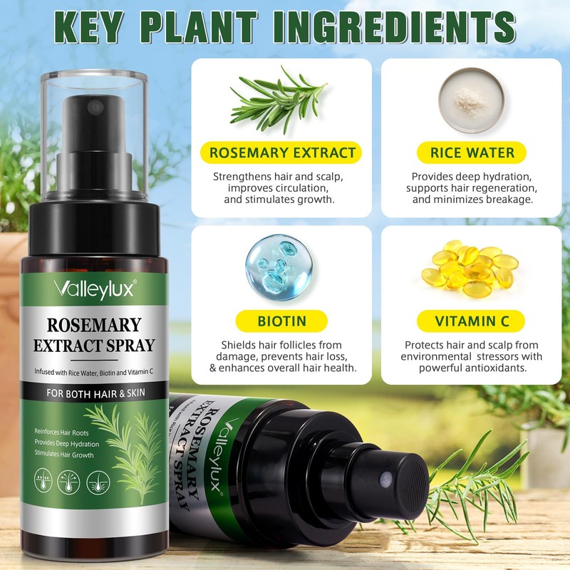 Rinforzante Capelli al Rosmarino 120 ml-Olio di Rosmarino per Capelli
