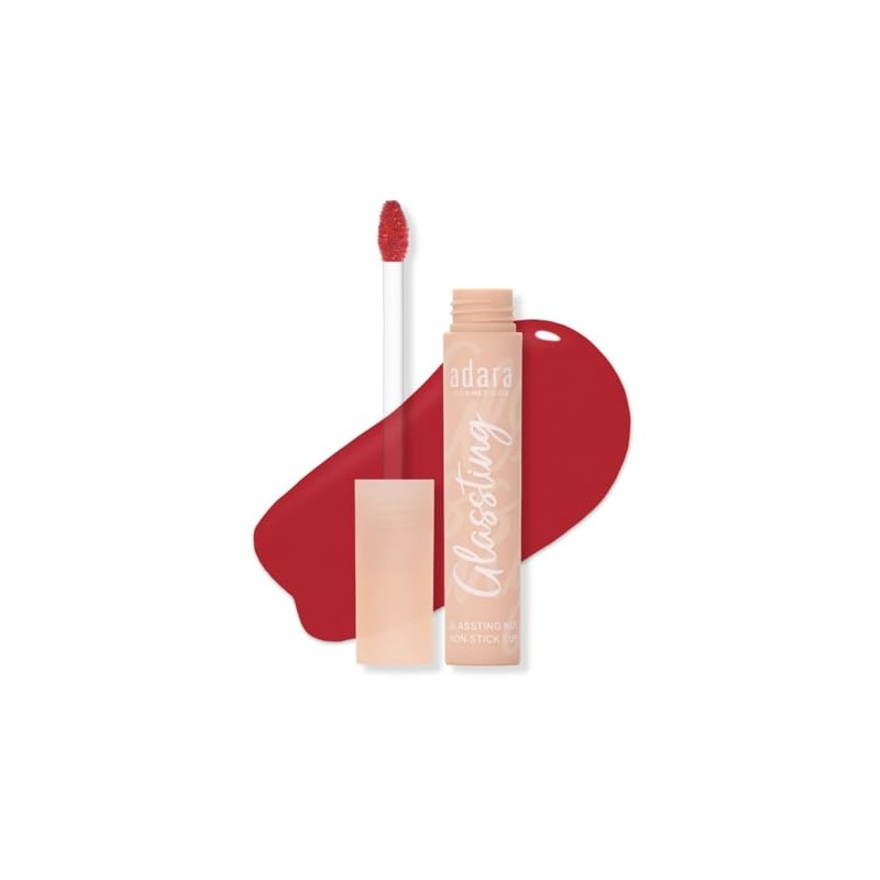 Labial Liquido Gloss Indeleble Larga Duración Adara (02 PASIÓN, 10)
