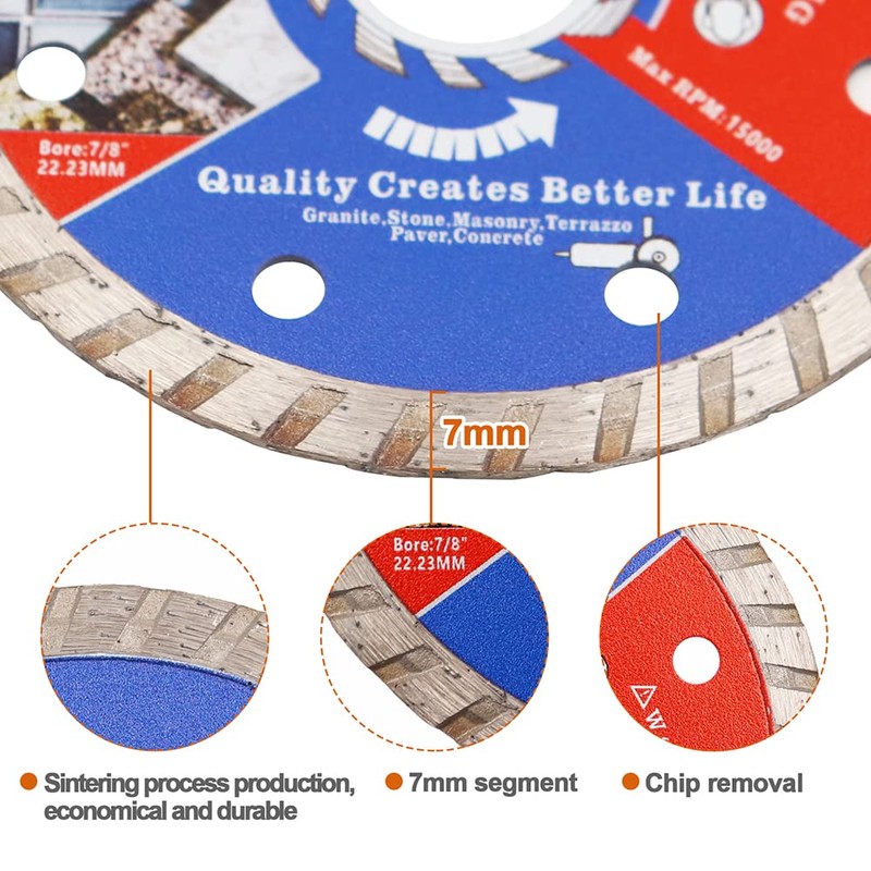 BRSCHNITT Diamond Cutting Disc 1 Pack / 4 Pieces 105