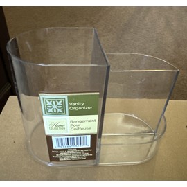 Home Collection Plastic Vanity Organizer for Makeup Brushes or Accessories